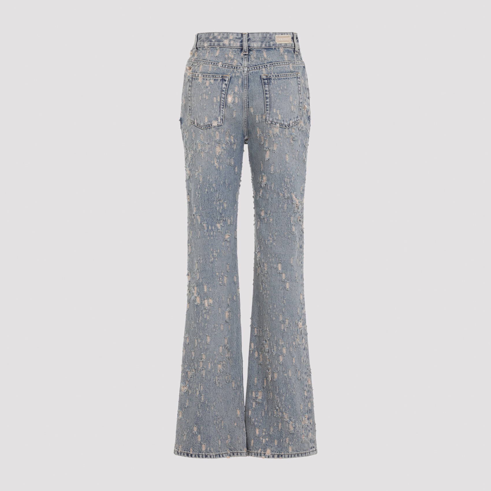 Alexander Mcqueen Distressed Flared Jeans Women ALEXANDER MCQUEEN
