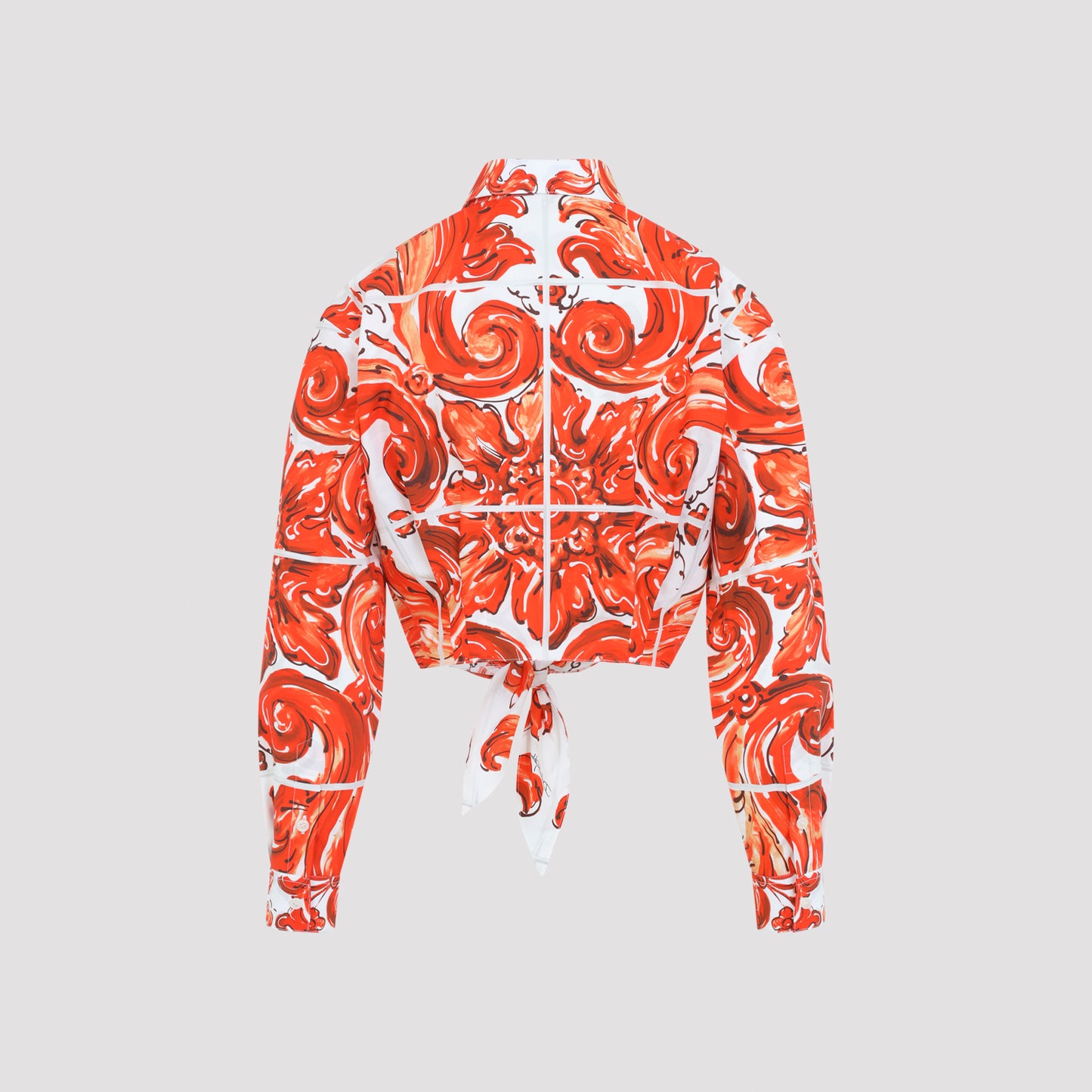 Dolce & Gabbana Popeline Maiolica Shirt Women DOLCE & GABBANA