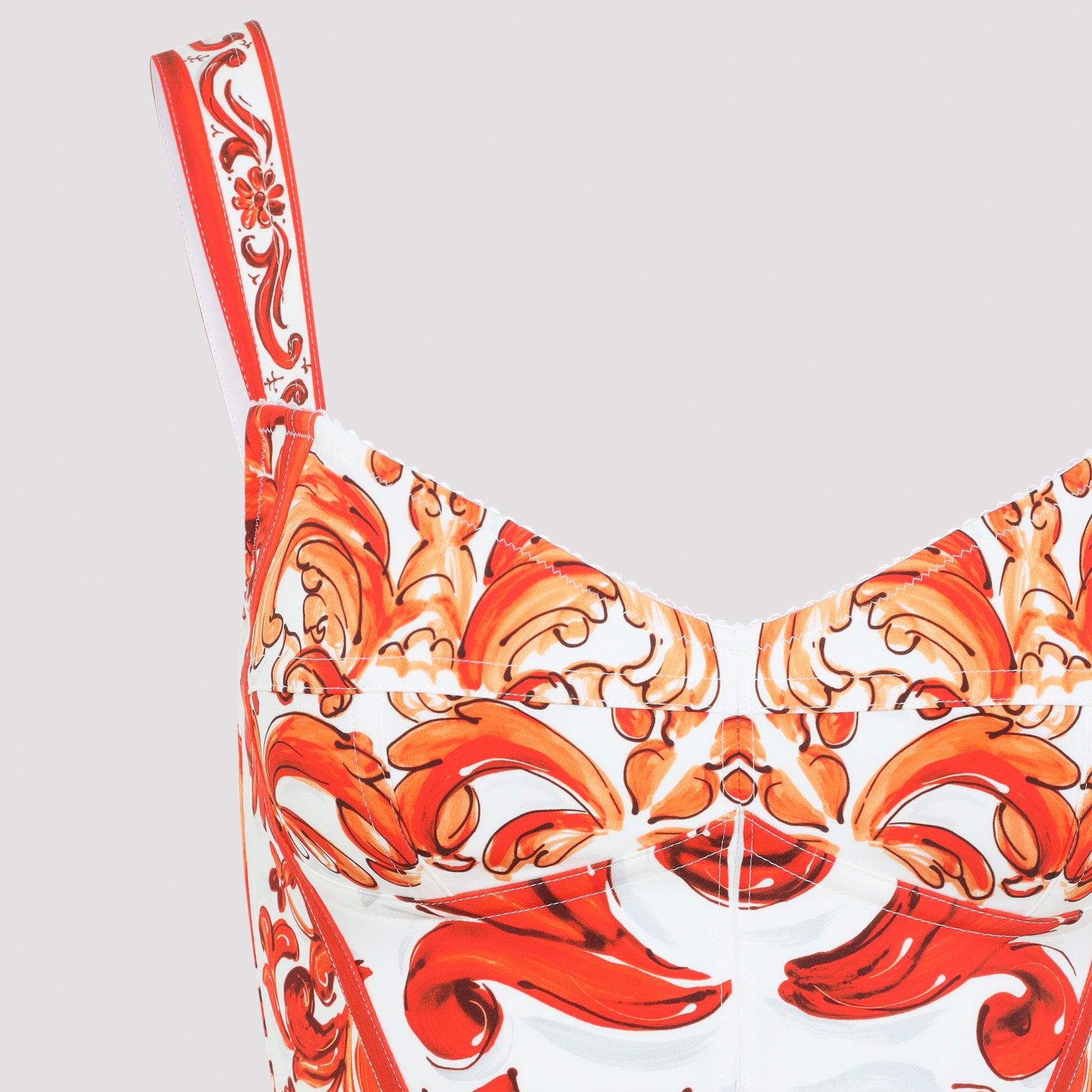 Dolce & Gabbana Charmeuse Maiolica Midi Dress Women DOLCE & GABBANA