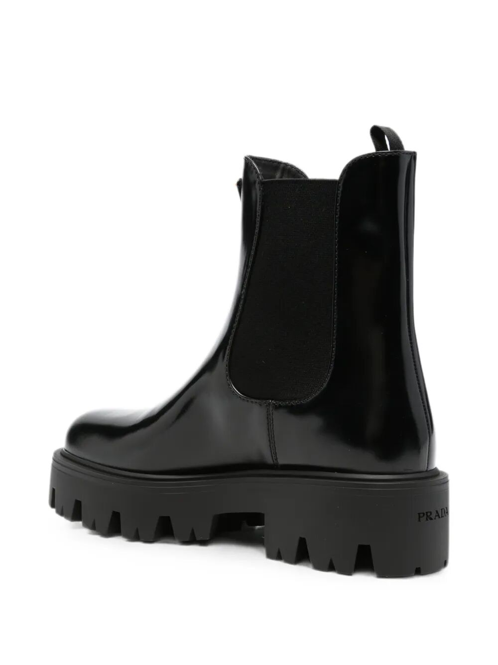 Prada Women Brushed Leather Booties PRADA