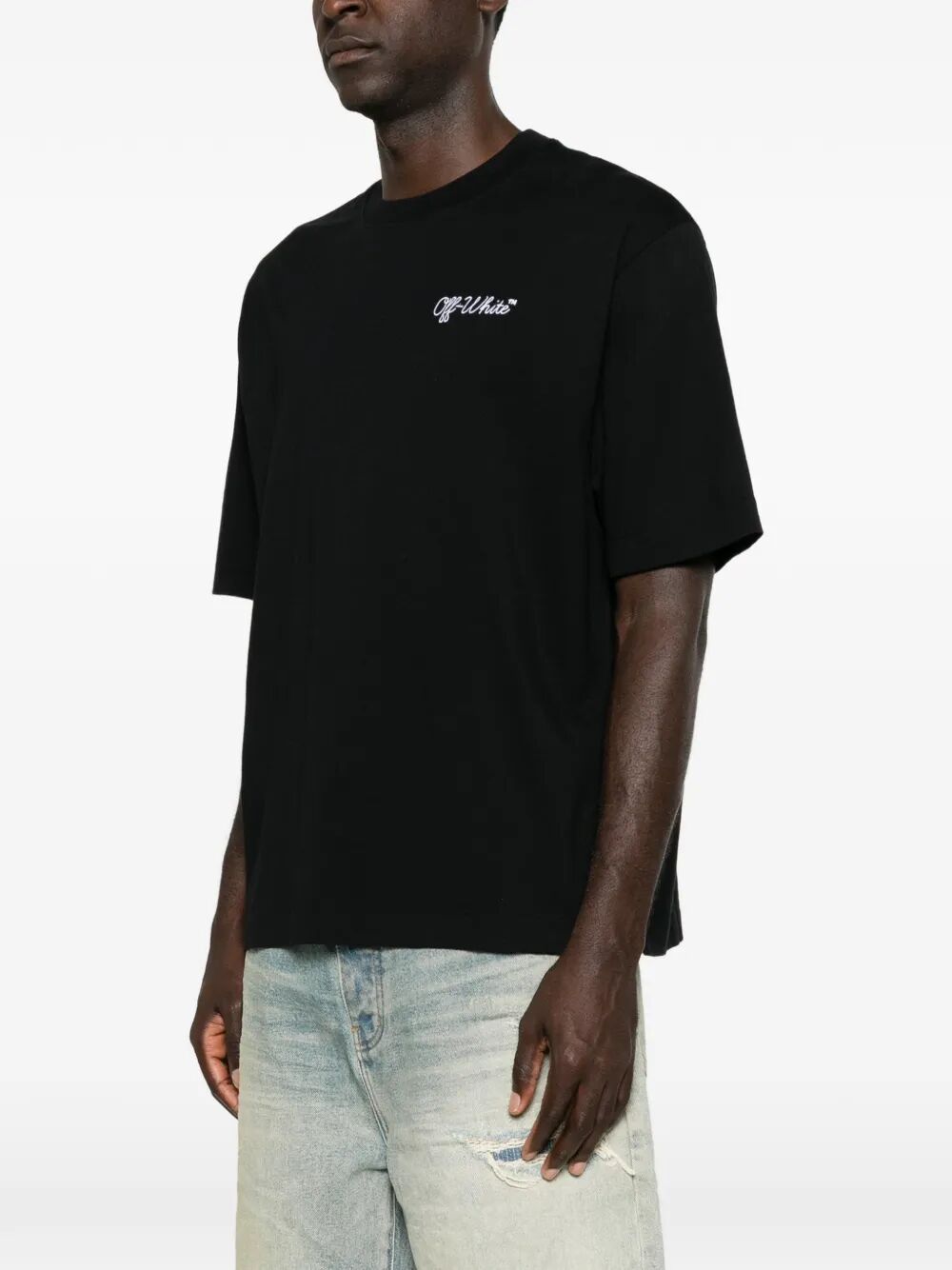 Off-White Men Script Logo Skate T-Shirt OFF-WHITE