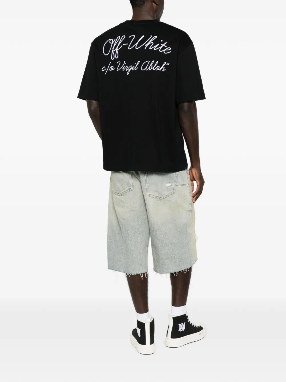 Off-White Men Script Logo Skate T-Shirt OFF-WHITE