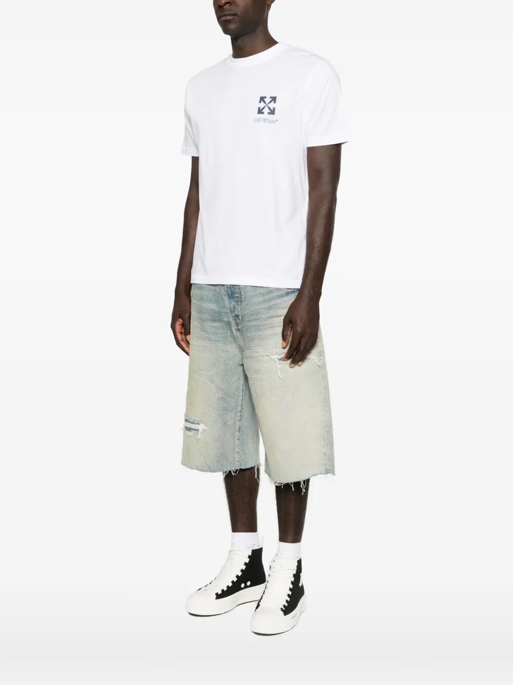 Off-White Men Small Arrow Regular Fit T-Shirt OFF-WHITE