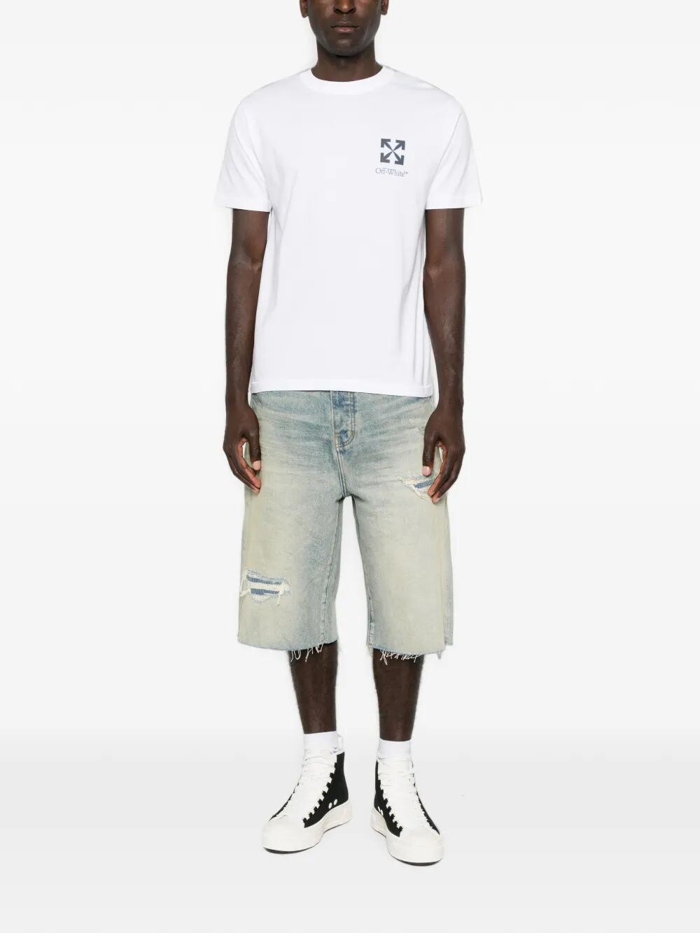 Off-White Men Small Arrow Regular Fit T-Shirt OFF-WHITE