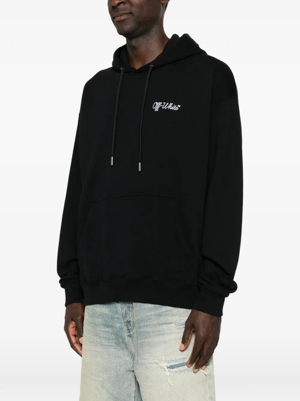 Off-White Men Script Logo Skate Hoodie OFF-WHITE