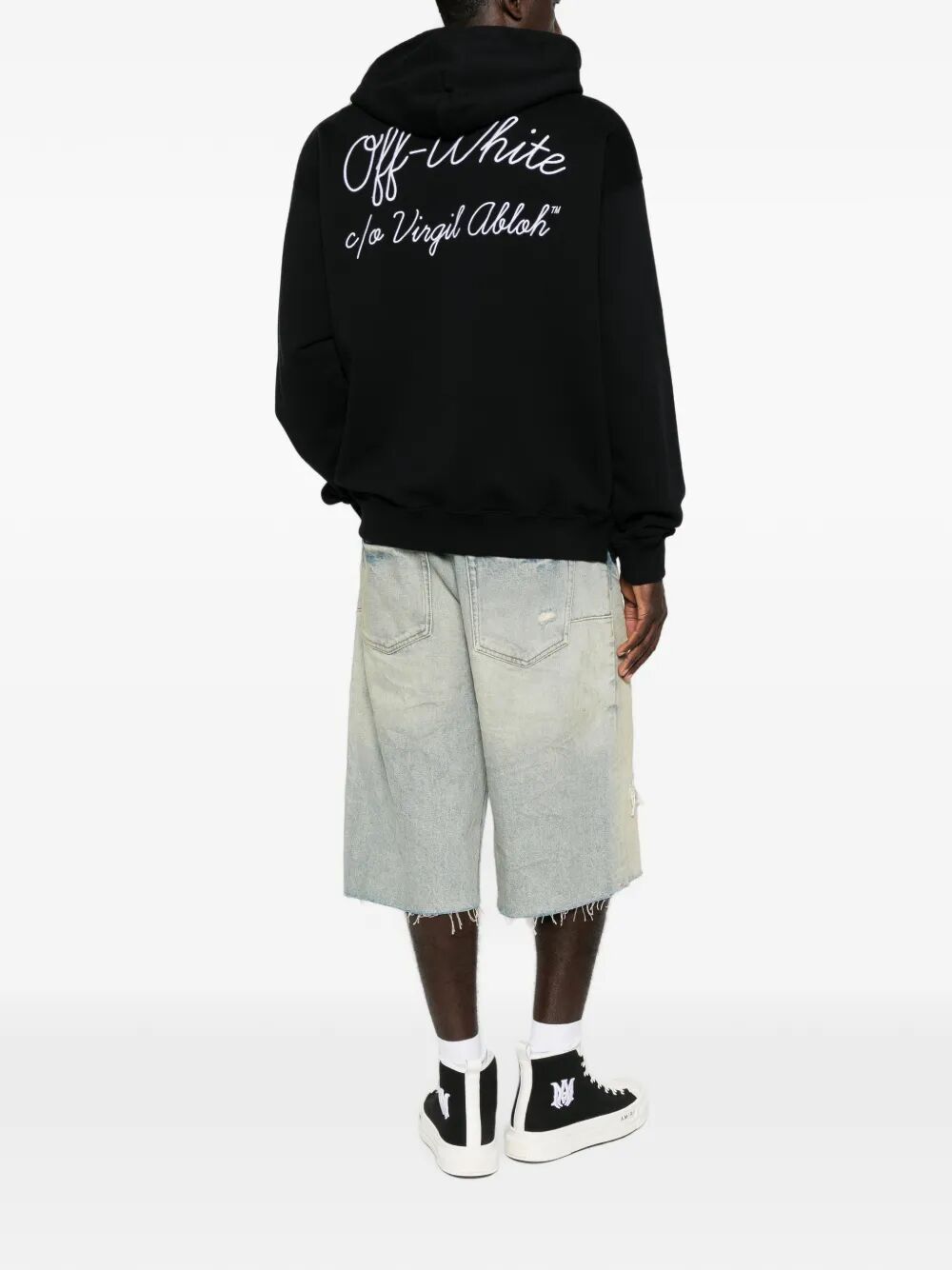 Off-White Men Script Logo Skate Hoodie OFF-WHITE