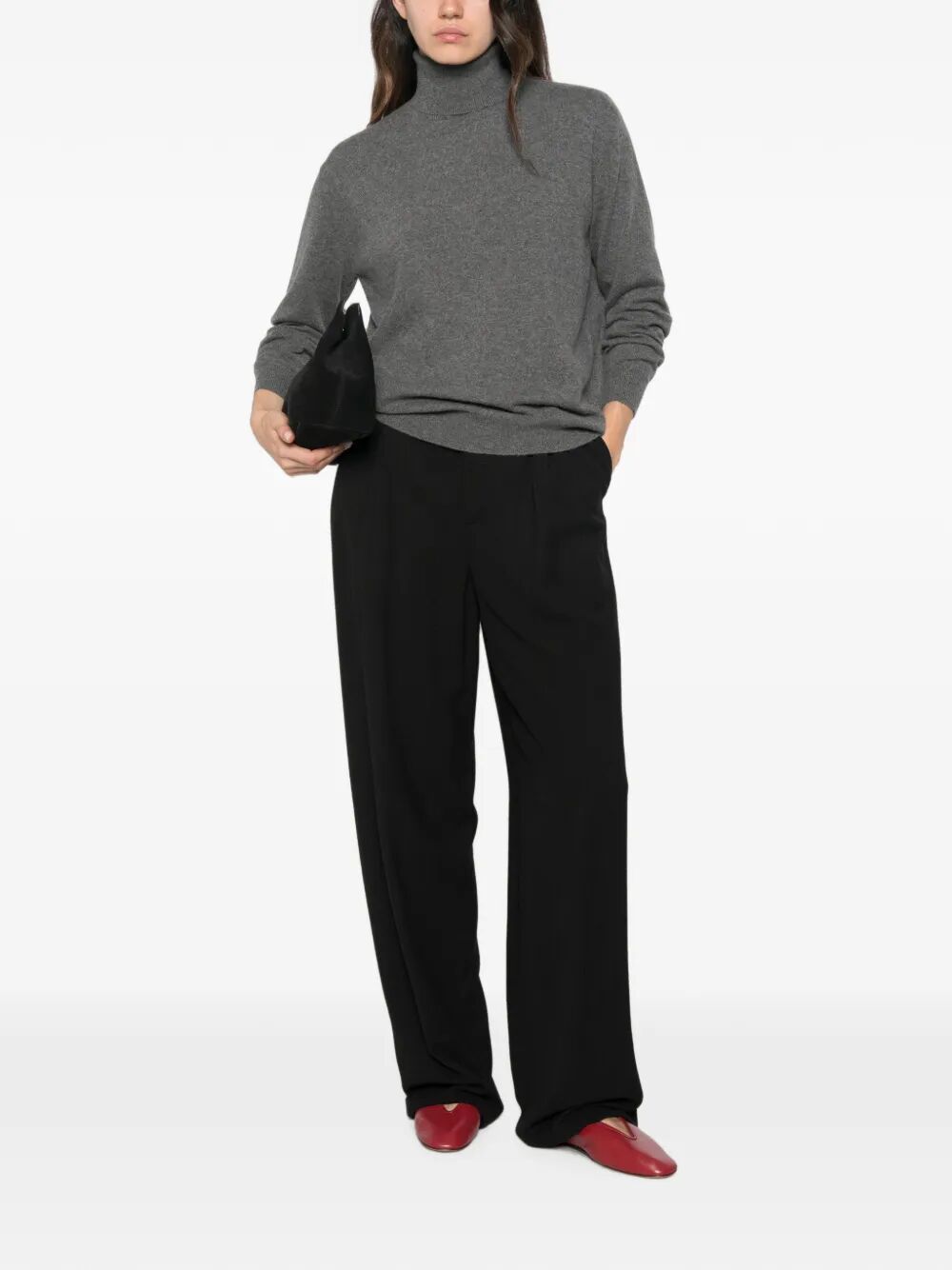 Brunello Cucinelli Women Cashmere Turtleneck Sweater With Monili BRUNELLO CUCINELLI