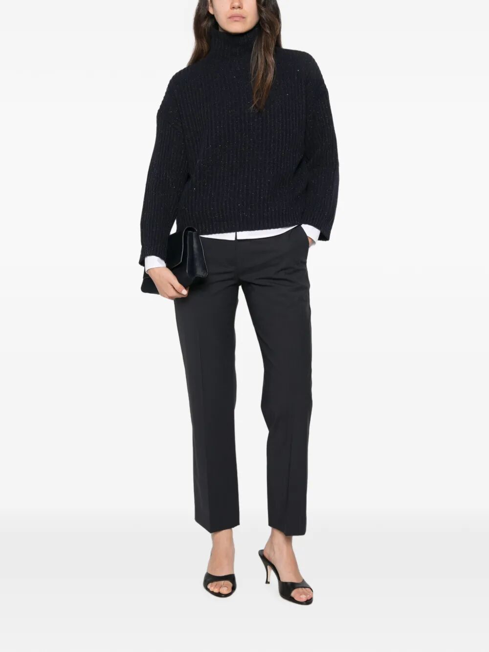 Brunello Cucinelli Women Pressed-Crease Wool Trousers BRUNELLO CUCINELLI