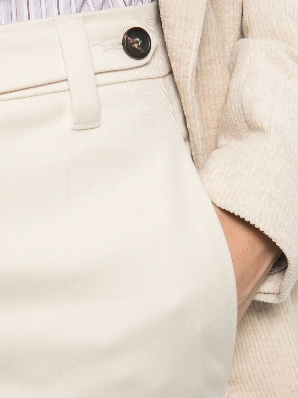 Brunello Cucinelli Women Tapered Leg Cotton Trousers BRUNELLO CUCINELLI