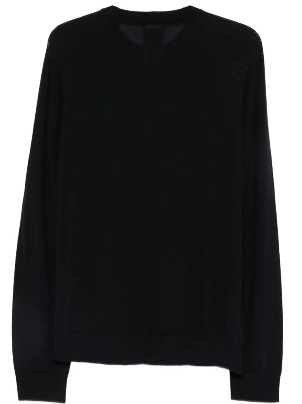 Giorgio Armani Men Logo Embroidered Wool Sweater GIORGIO ARMANI
