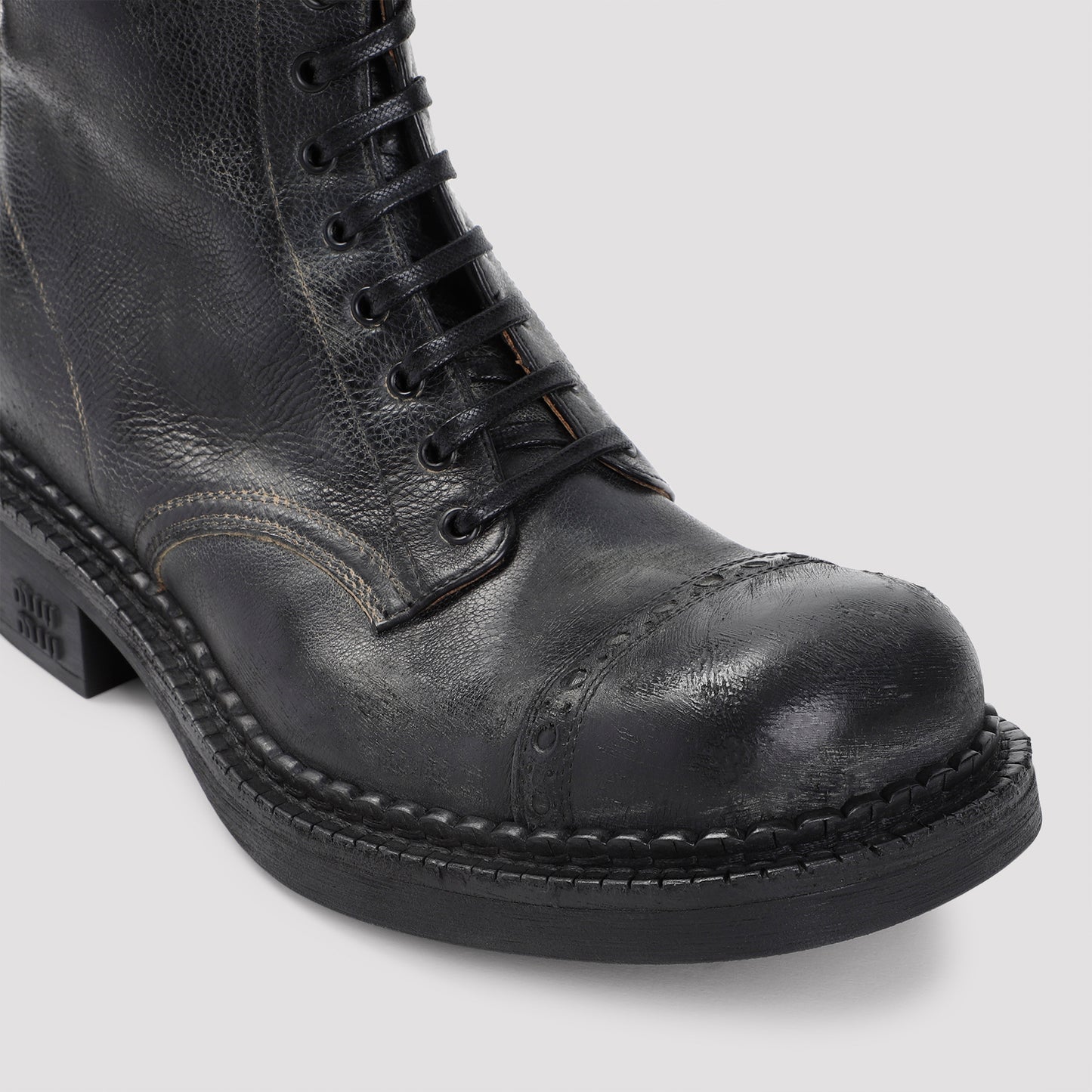 Miu Miu Laced Ankle Boots Women MIU MIU