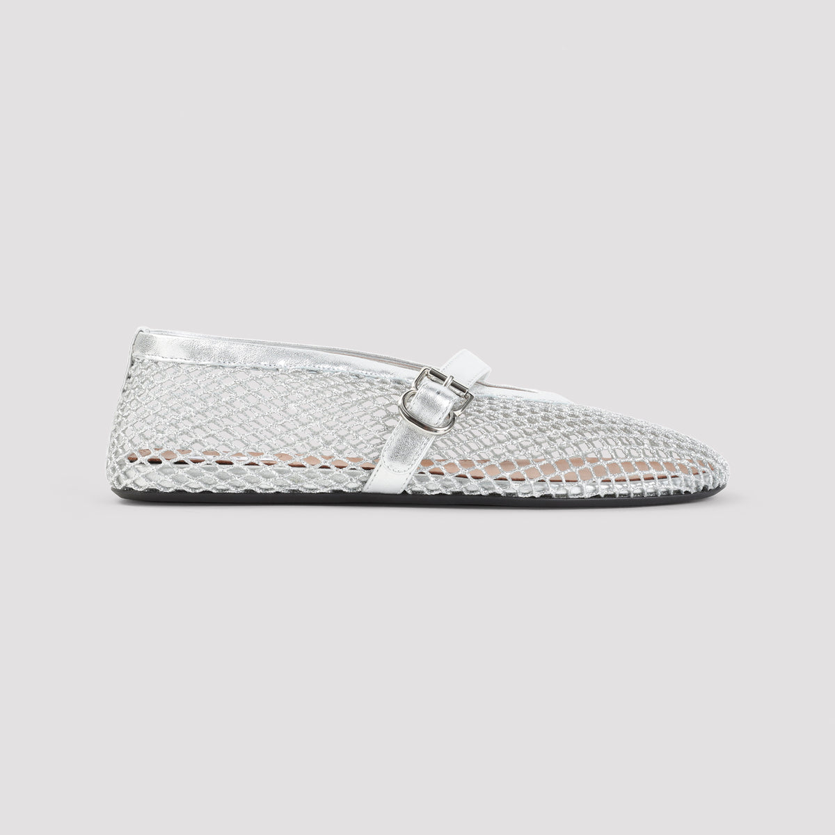 Alaïa Fishnet Ballerinas Women ALAIA