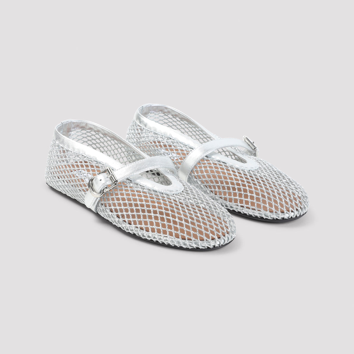 Alaïa Fishnet Ballerinas Women ALAIA