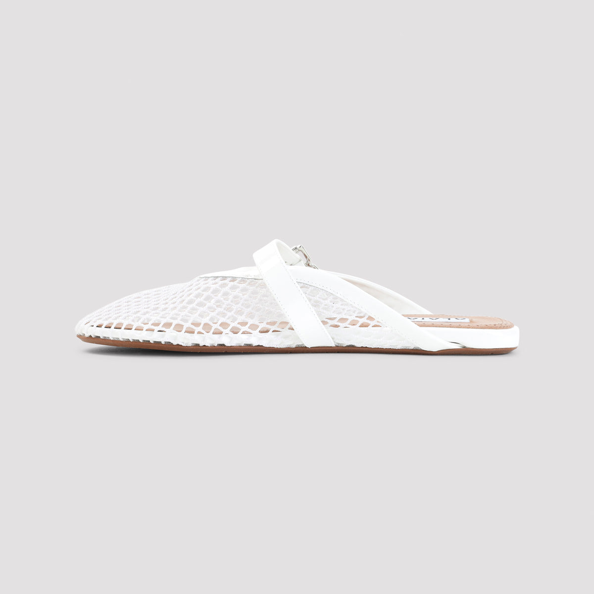 Alaïa Fishnet Flat Mules Women ALAIA
