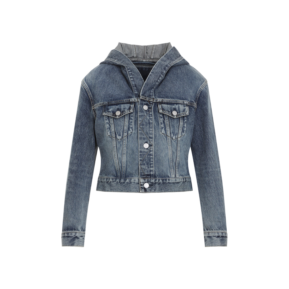 Alaïa Trucker Denim Jacket Women ALAIA
