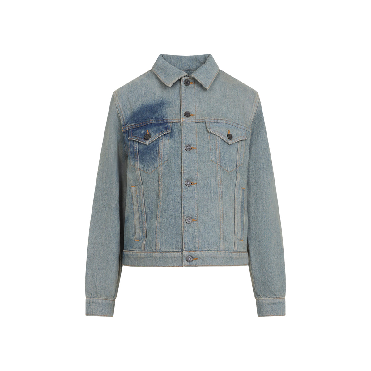 Jean Paul Gaultier Face Print Denim Jacket Women JEAN PAUL GAULTIER