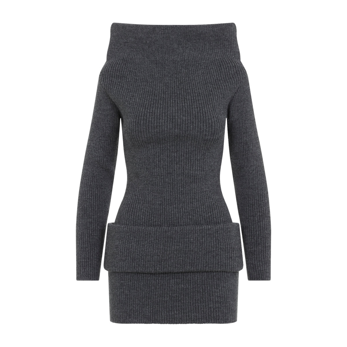 Jean Paul Gaultier Leather Tag Details Short Dress Women JEAN PAUL GAULTIER