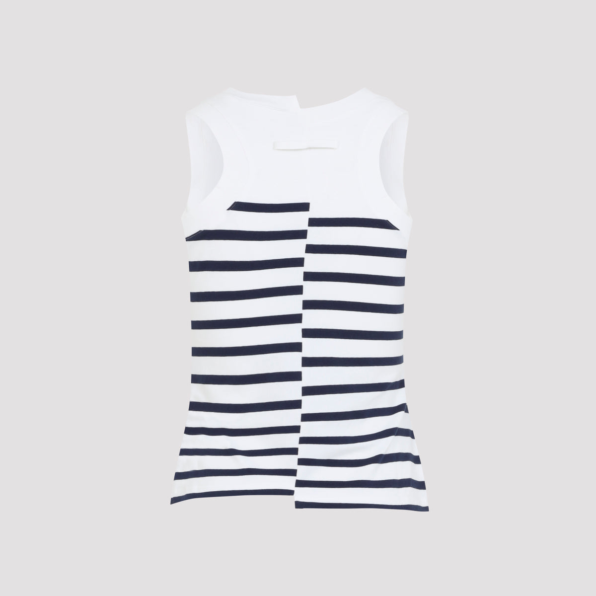 Jean Paul Gaultier Stretch Cotton Asymetric Tank Top Women JEAN PAUL GAULTIER