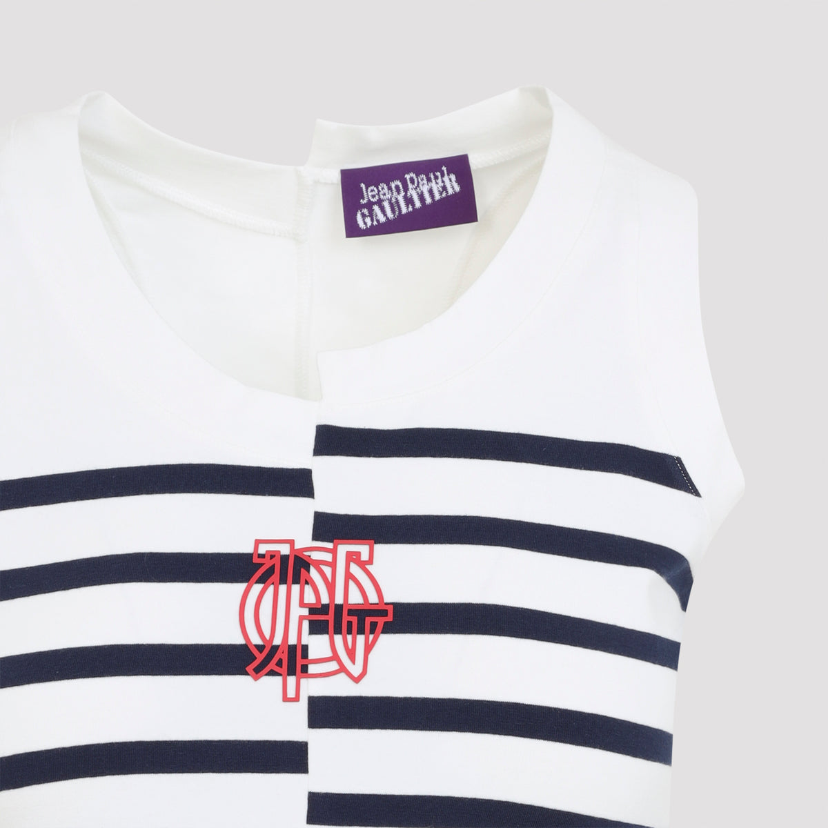 Jean Paul Gaultier Stretch Cotton Asymetric Tank Top Women JEAN PAUL GAULTIER