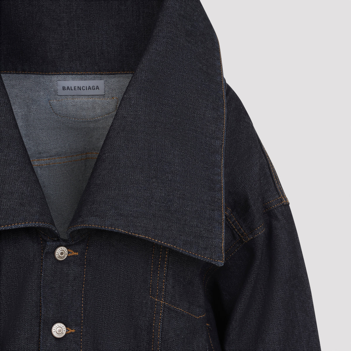 Balenciaga Standing Collar Boxy Jacket Women BALENCIAGA