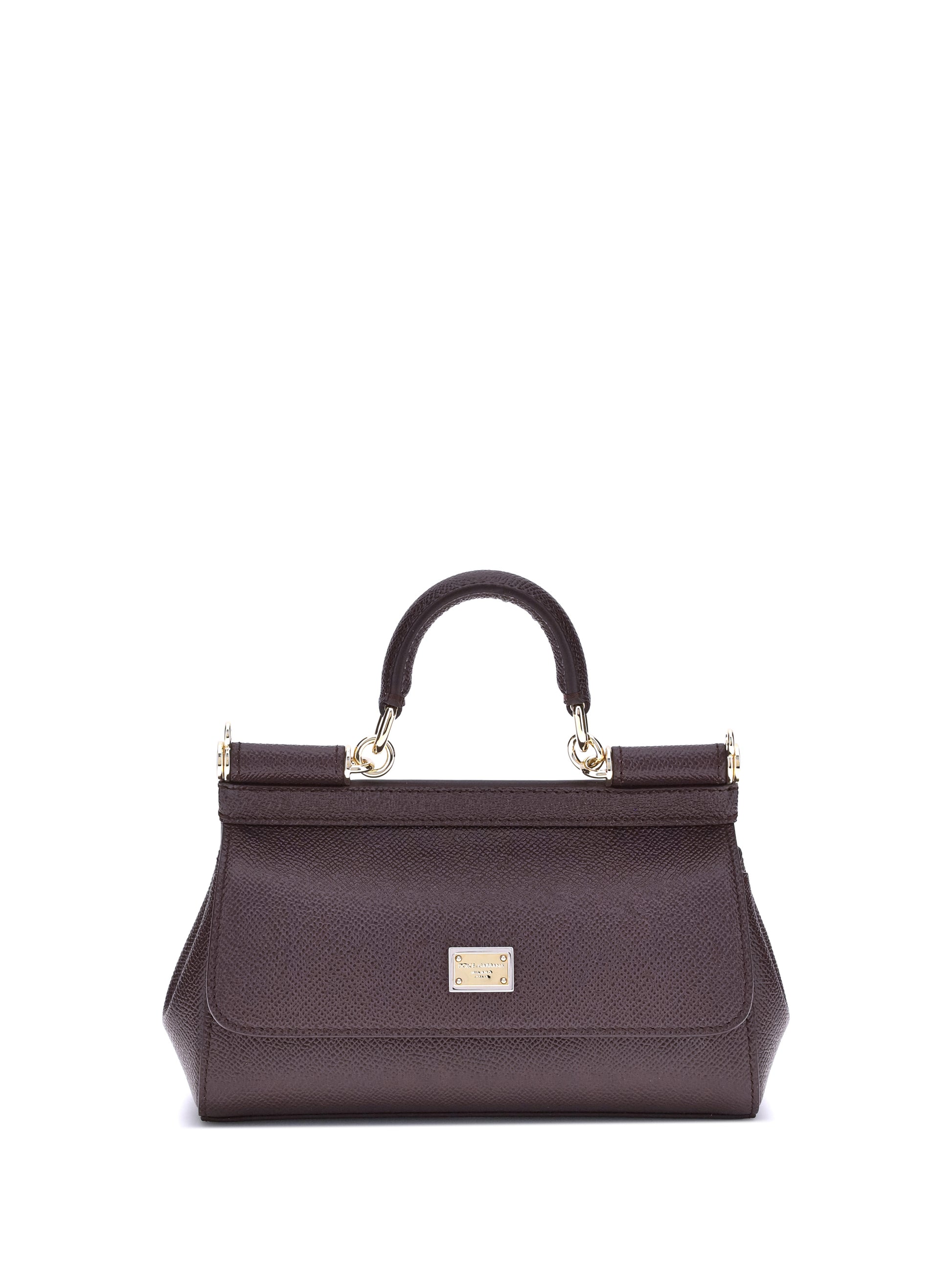 Dolce & Gabbana Women Sicily Small Leather Handbag DOLCE & GABBANA