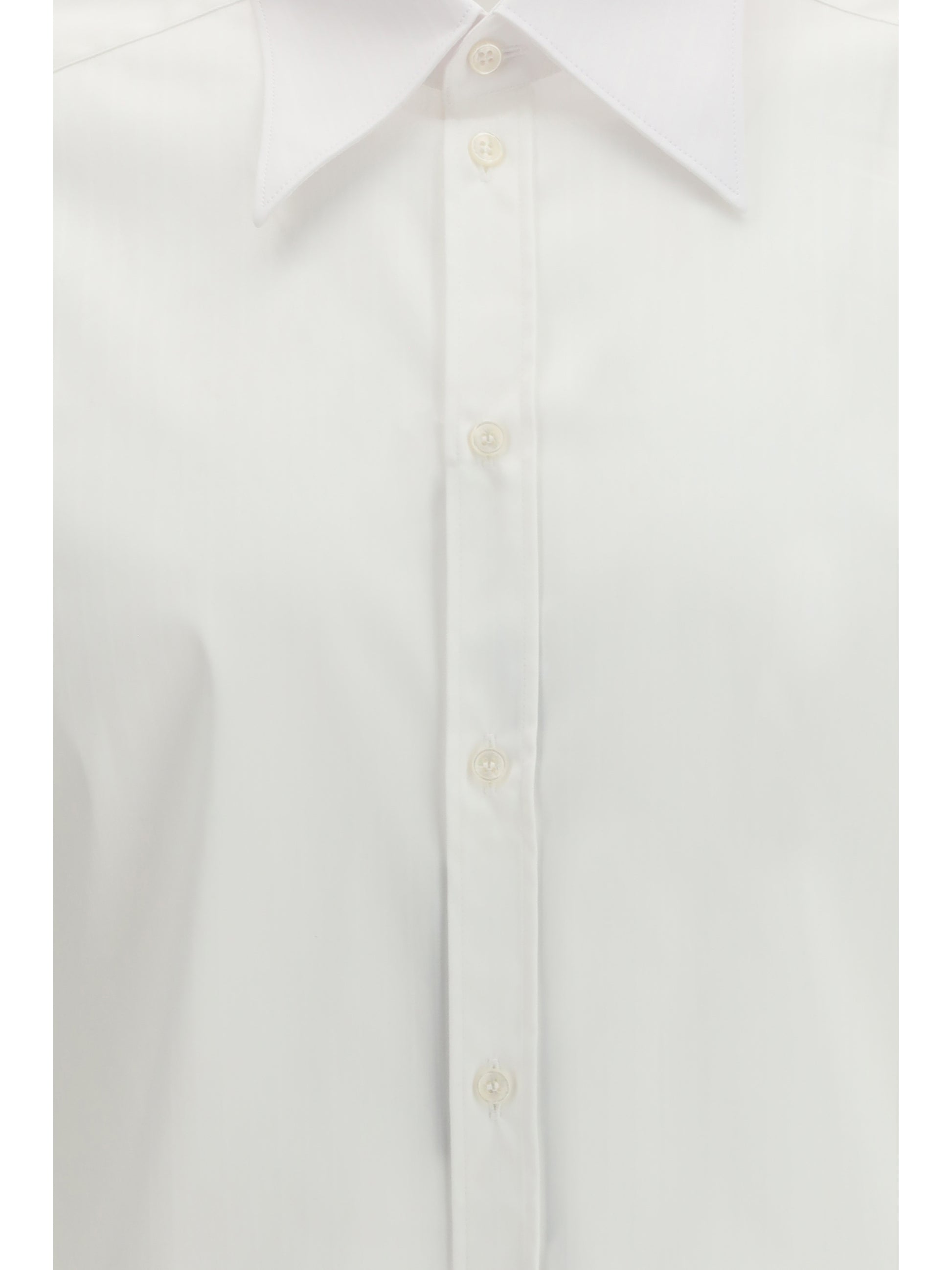 Dolce & Gabbana Men Striped Flannel Shirt In Alpaca-Blend DOLCE & GABBANA