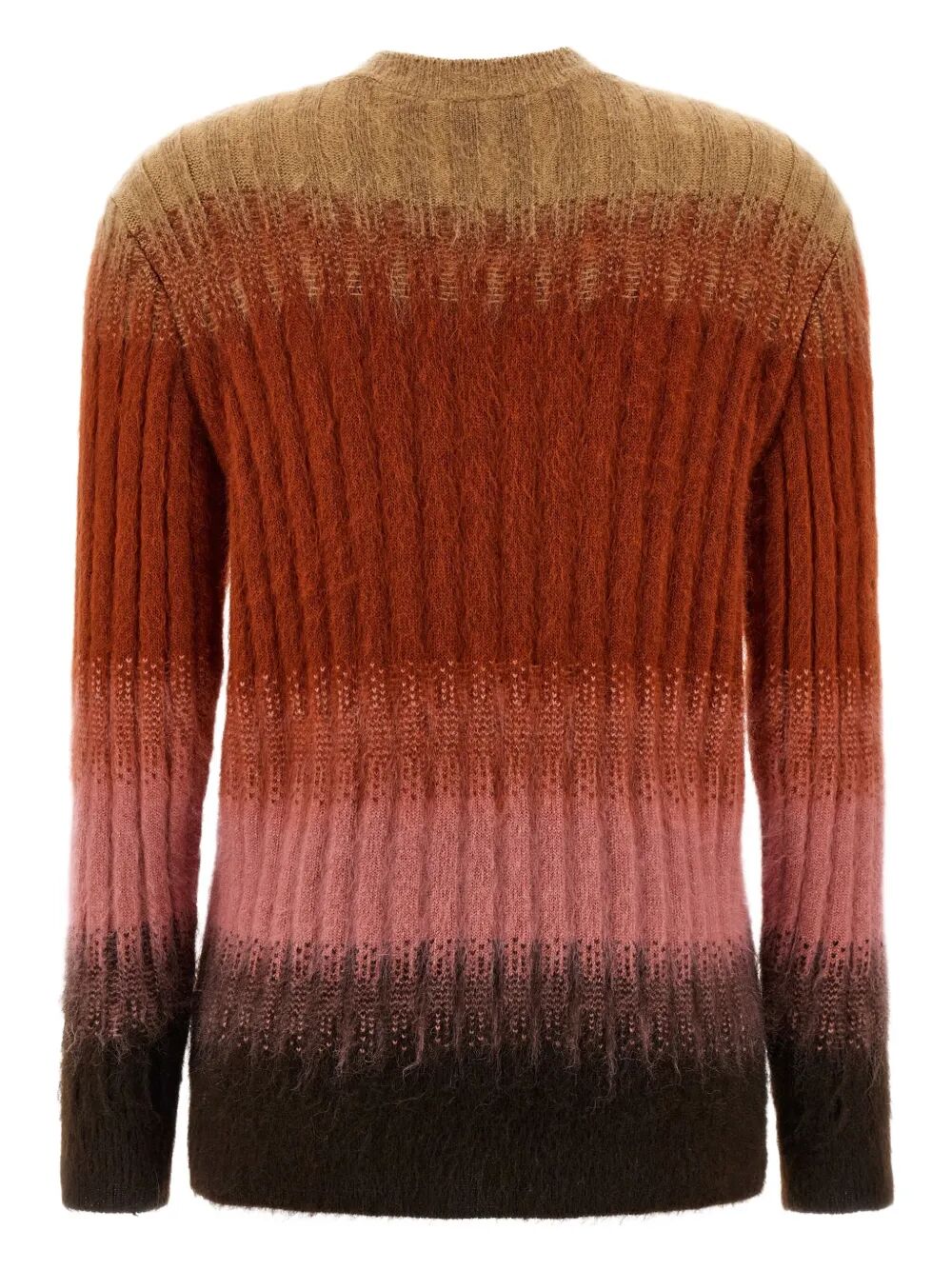 Fendi Women Gradient Mohair And Wool Fitted Jumper FENDI