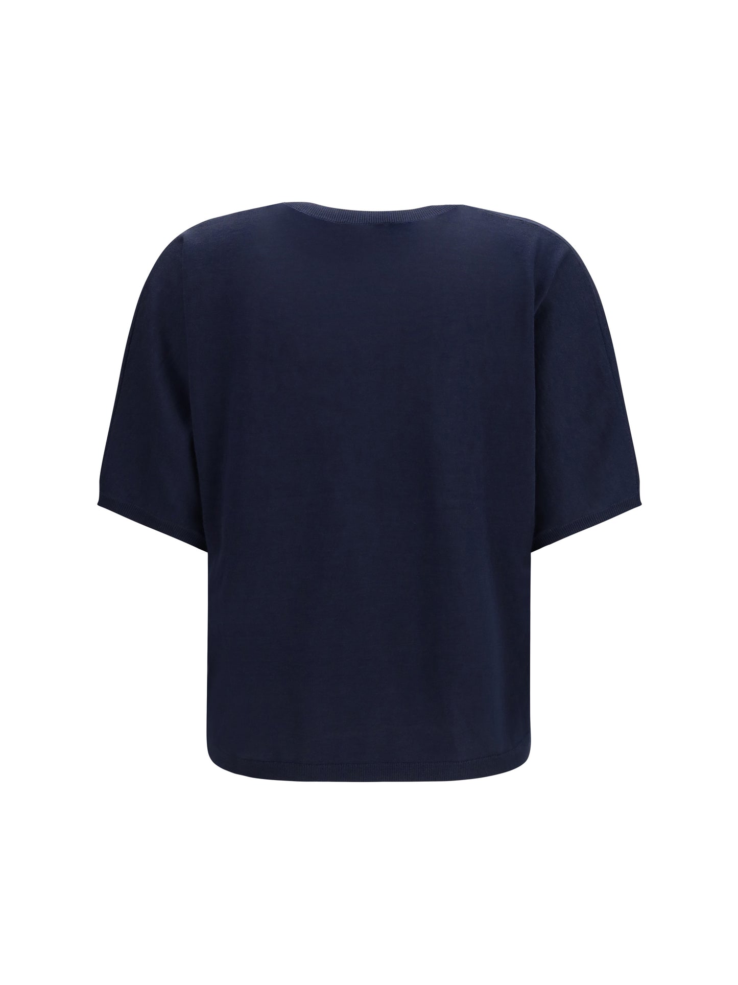 Brunello Cucinelli Women Short-Sleeve Cashmere And Silk Sweater BRUNELLO CUCINELLI