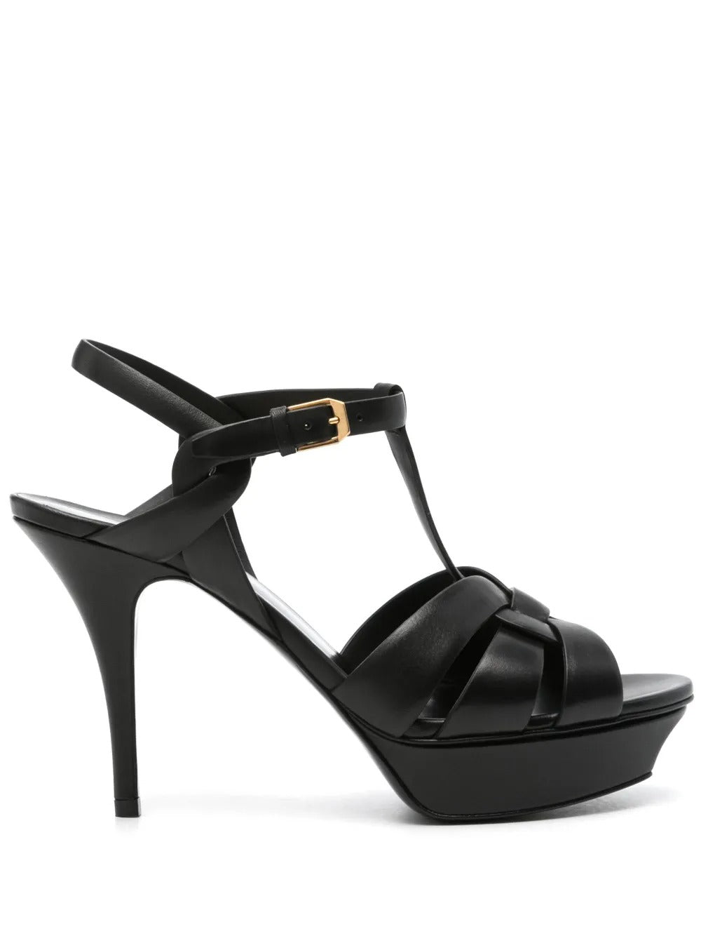 Saint Laurent Women Tribute Platform Sandals In Smooth Leather SAINT LAURENT