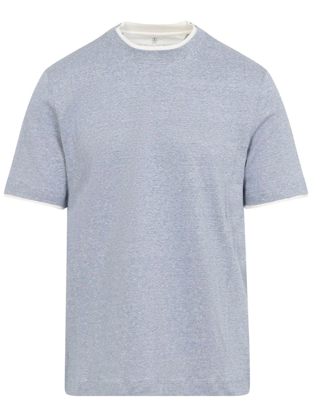 Brunello Cucinelli Men T-Shirt With Faux-Layering BRUNELLO CUCINELLI