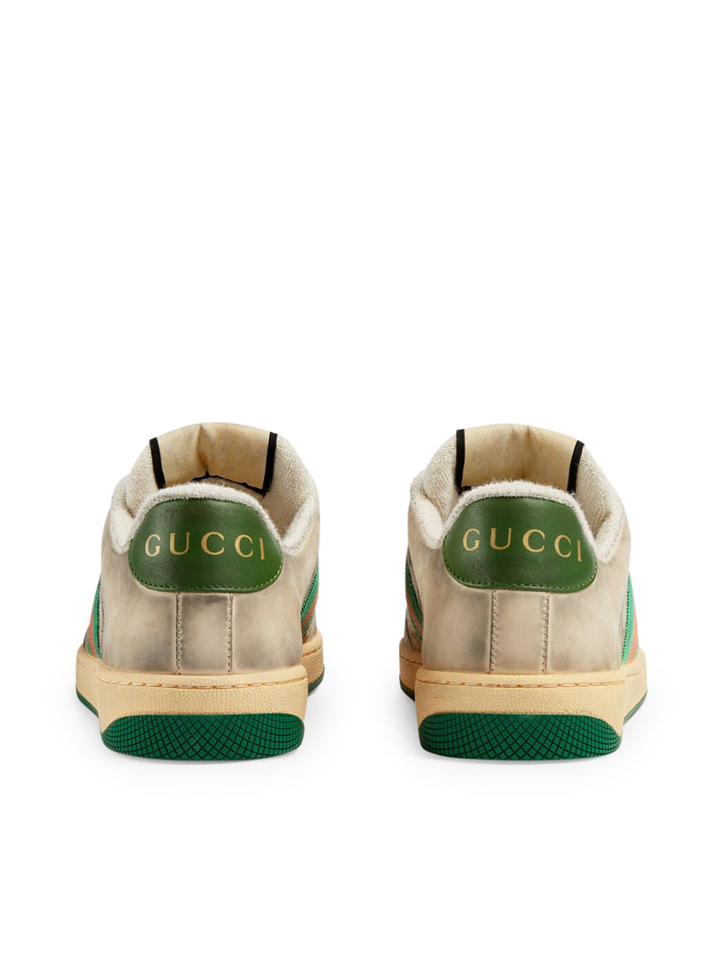 Gucci Women Screener Sneakers In Leather GUCCI