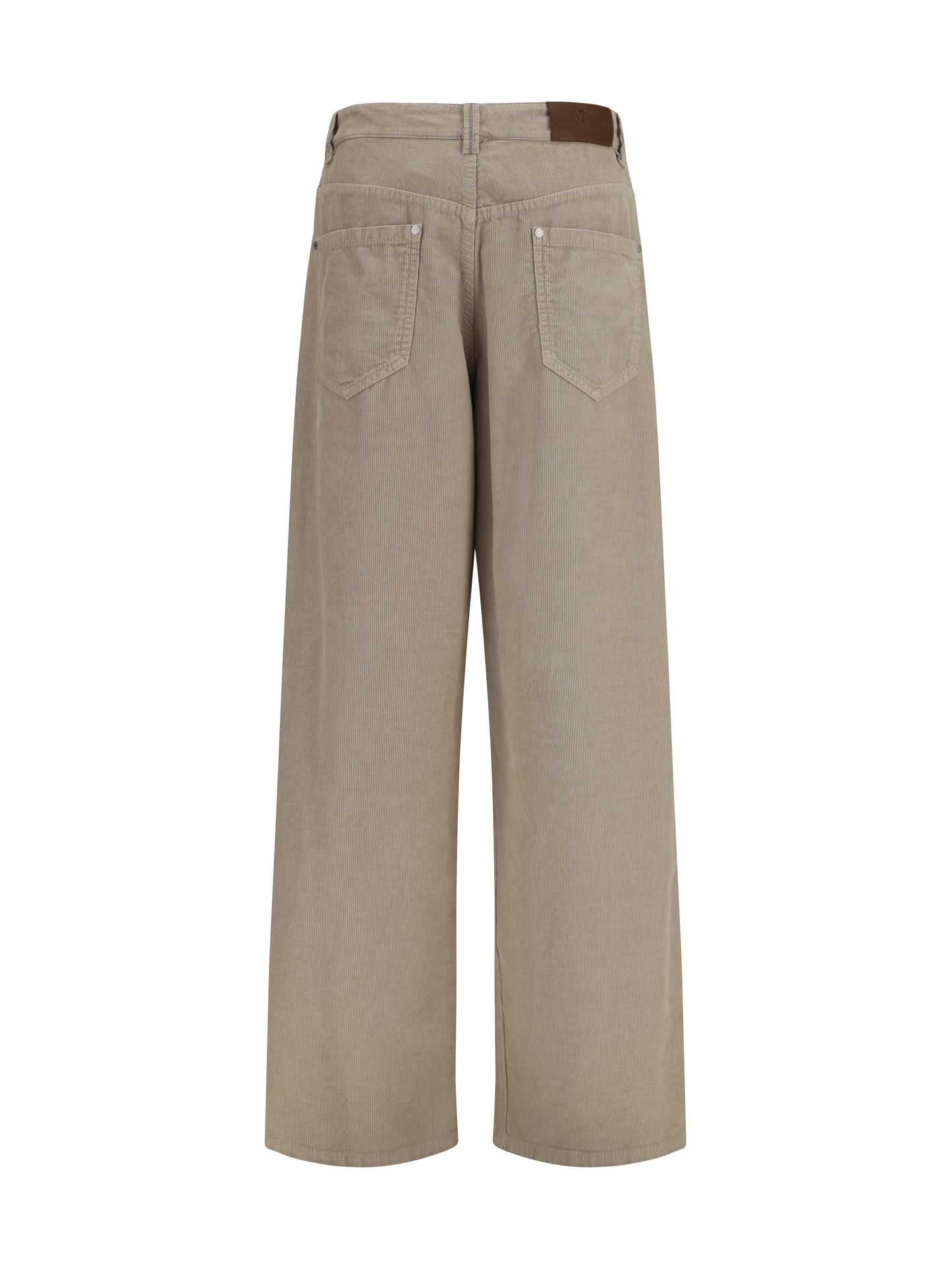Brunello Cucinelli Women Straight-Leg Cotton And Linen Pants BRUNELLO CUCINELLI