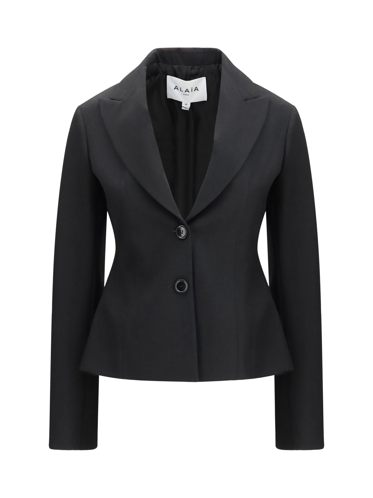 Alaïa Women Lightweight Wool Single-Breasted Jacket ALAIA