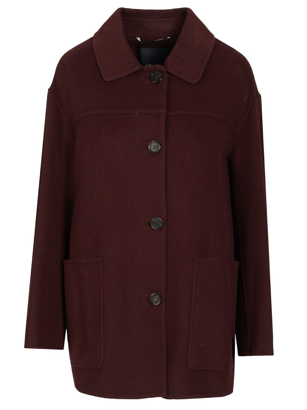 'S Max Mara Women Short Wool Drap Coat S MAX MARA