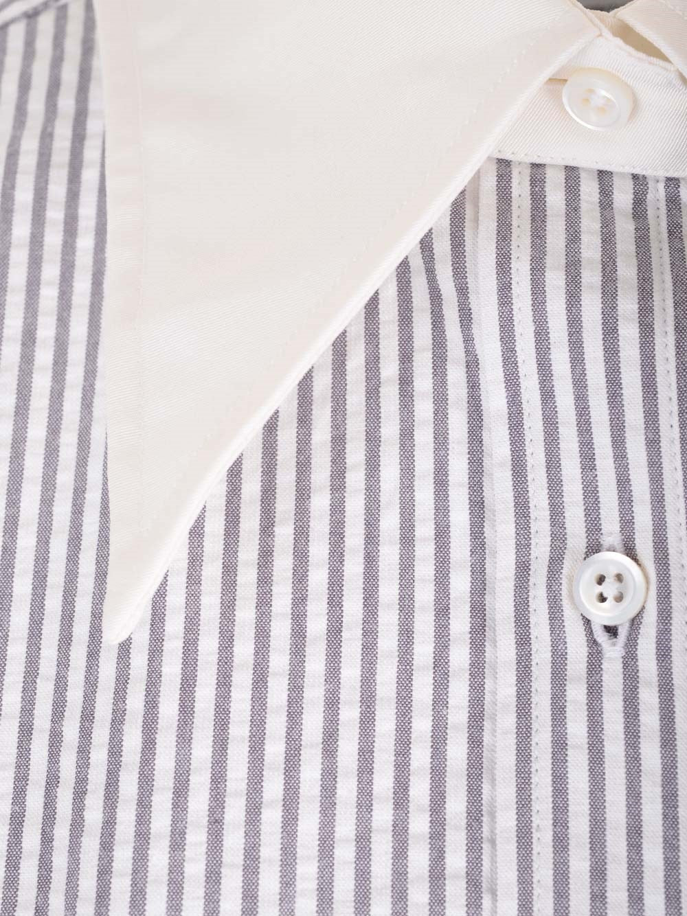 Thom Browne Women Seersucker Long Shirt THOM BROWNE