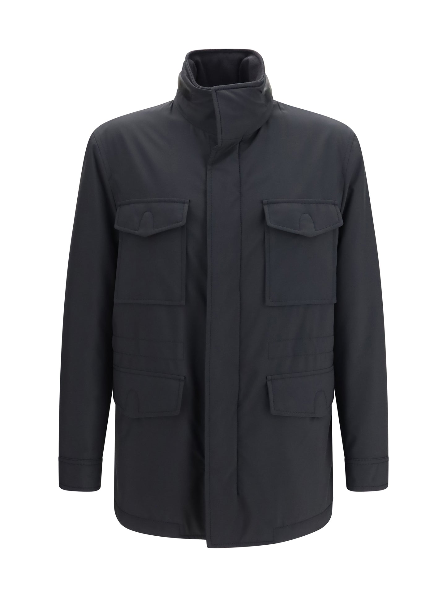 Brioni Men Performa Wool Blend Sahariana Jacket BRIONI