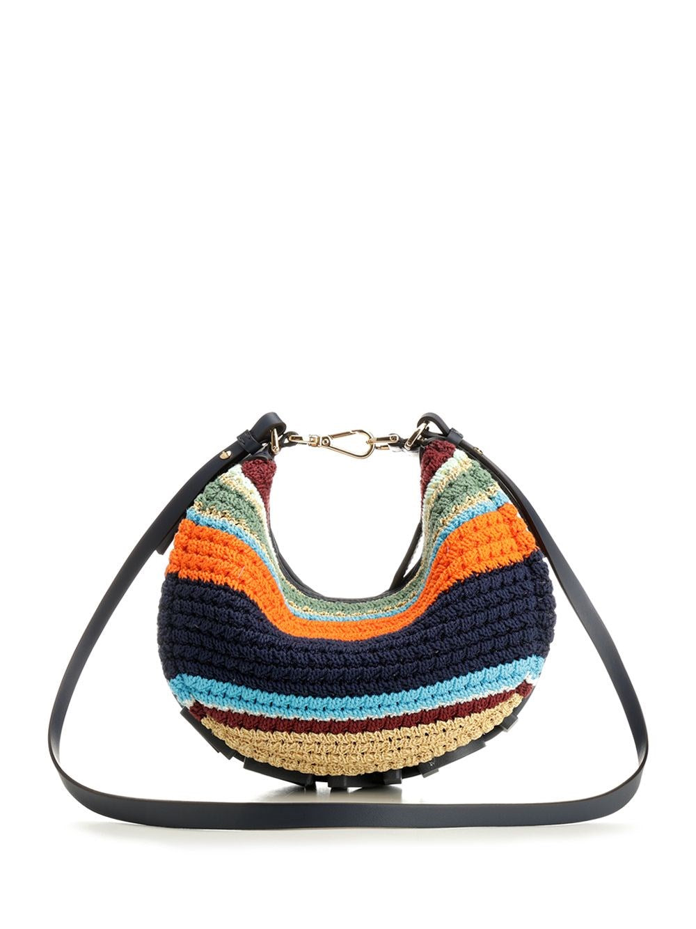 Fendi Women Mini Fendigraphy In Straw FENDI