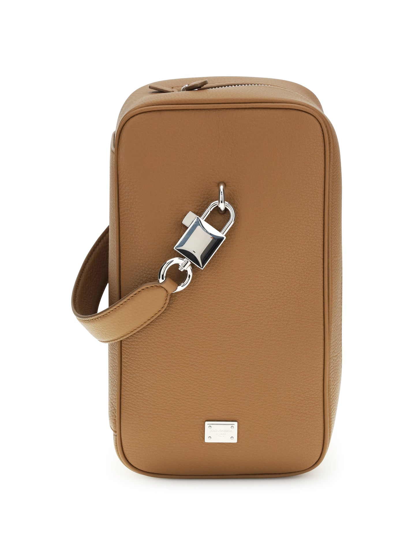 Dolce & Gabbana Men Lock Leather Handbag DOLCE & GABBANA