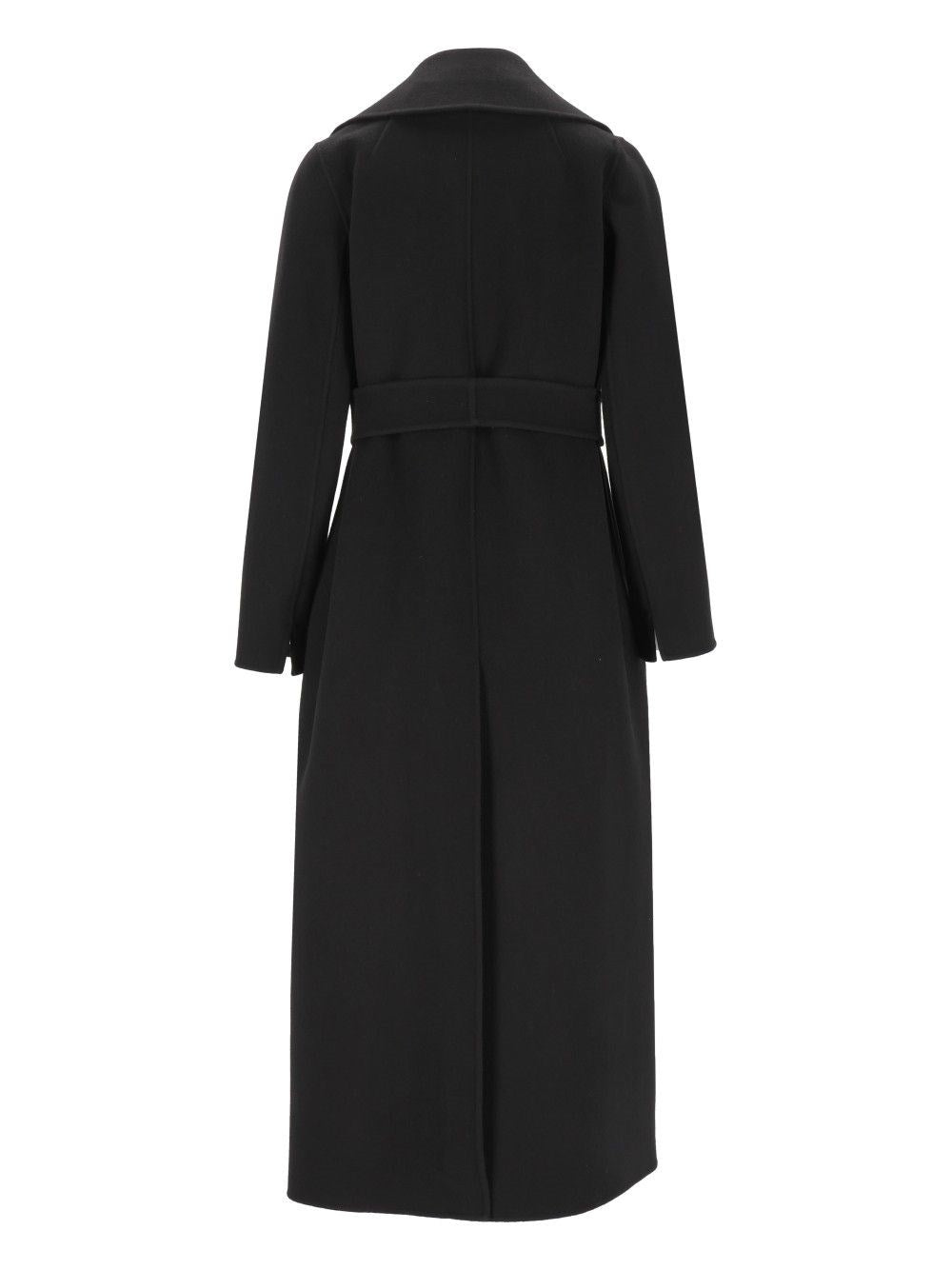 ' S Max Mara Women Poldo Wool Drap Dressing Gown Coat ' S Max Mara