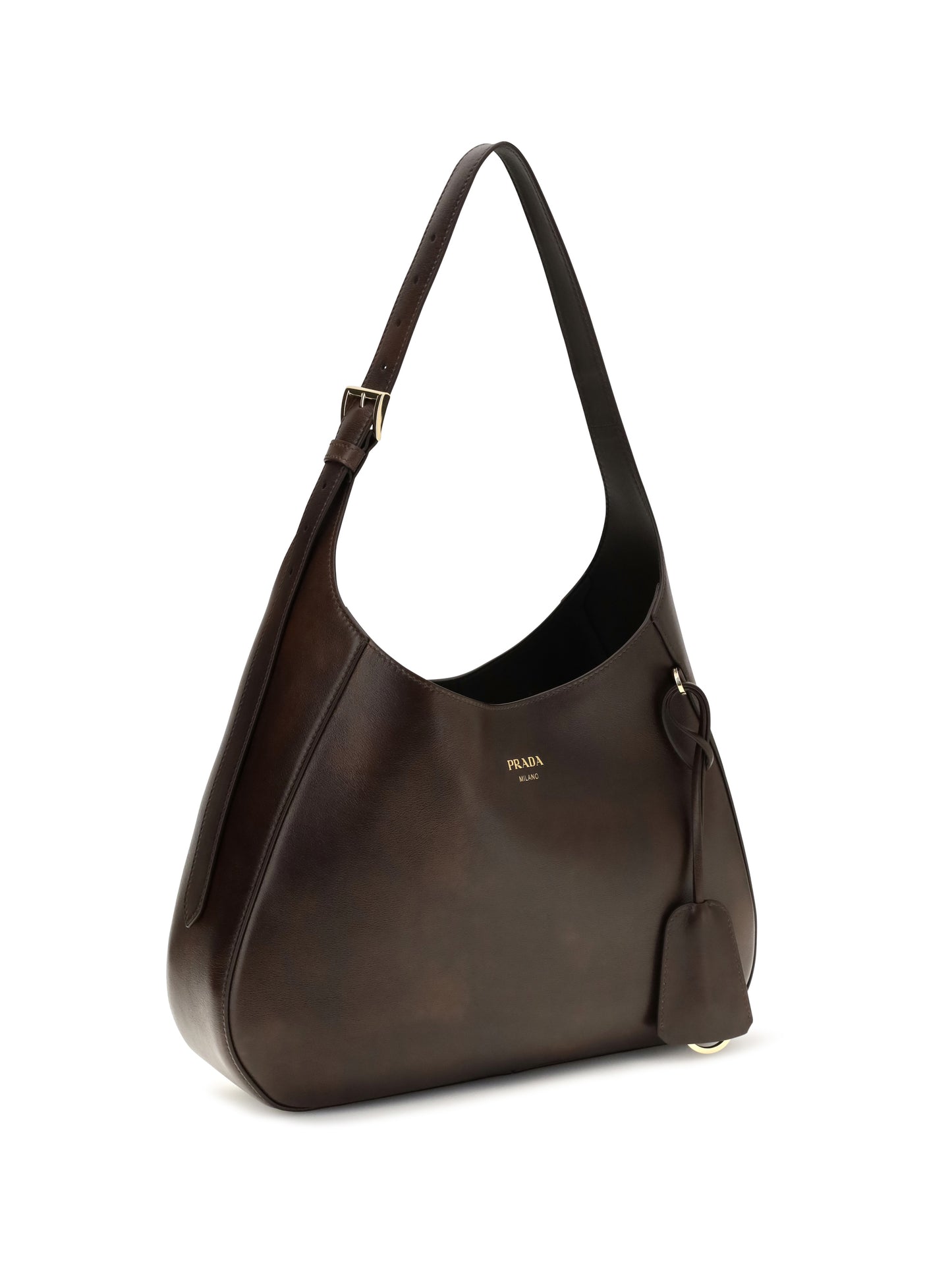 Prada Women Boogie Medium Leather Shoulder Bag PRADA
