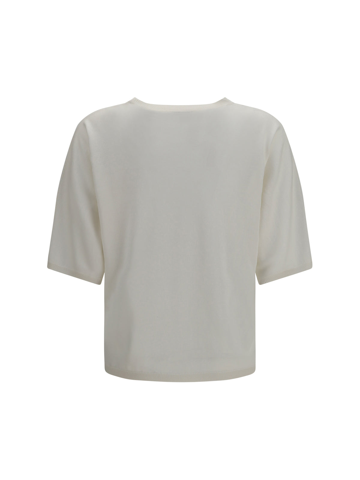 Brunello Cucinelli Women Short-Sleeve Cashmere And Silk Sweater BRUNELLO CUCINELLI