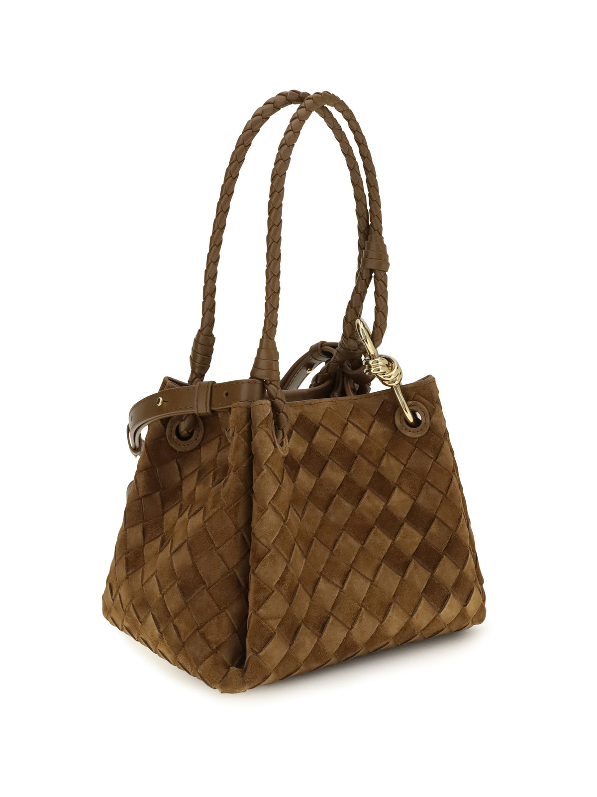 Bottega Veneta Women Parachute Small Suede Handbag BOTTEGA VENETA