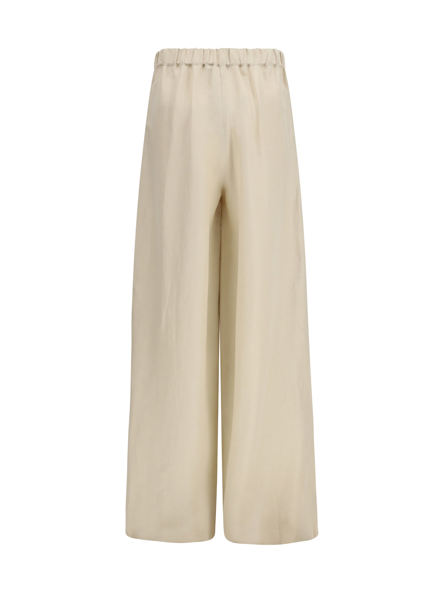 Max Mara Women Wide-Leg Linen And Silk Pants MAX MARA