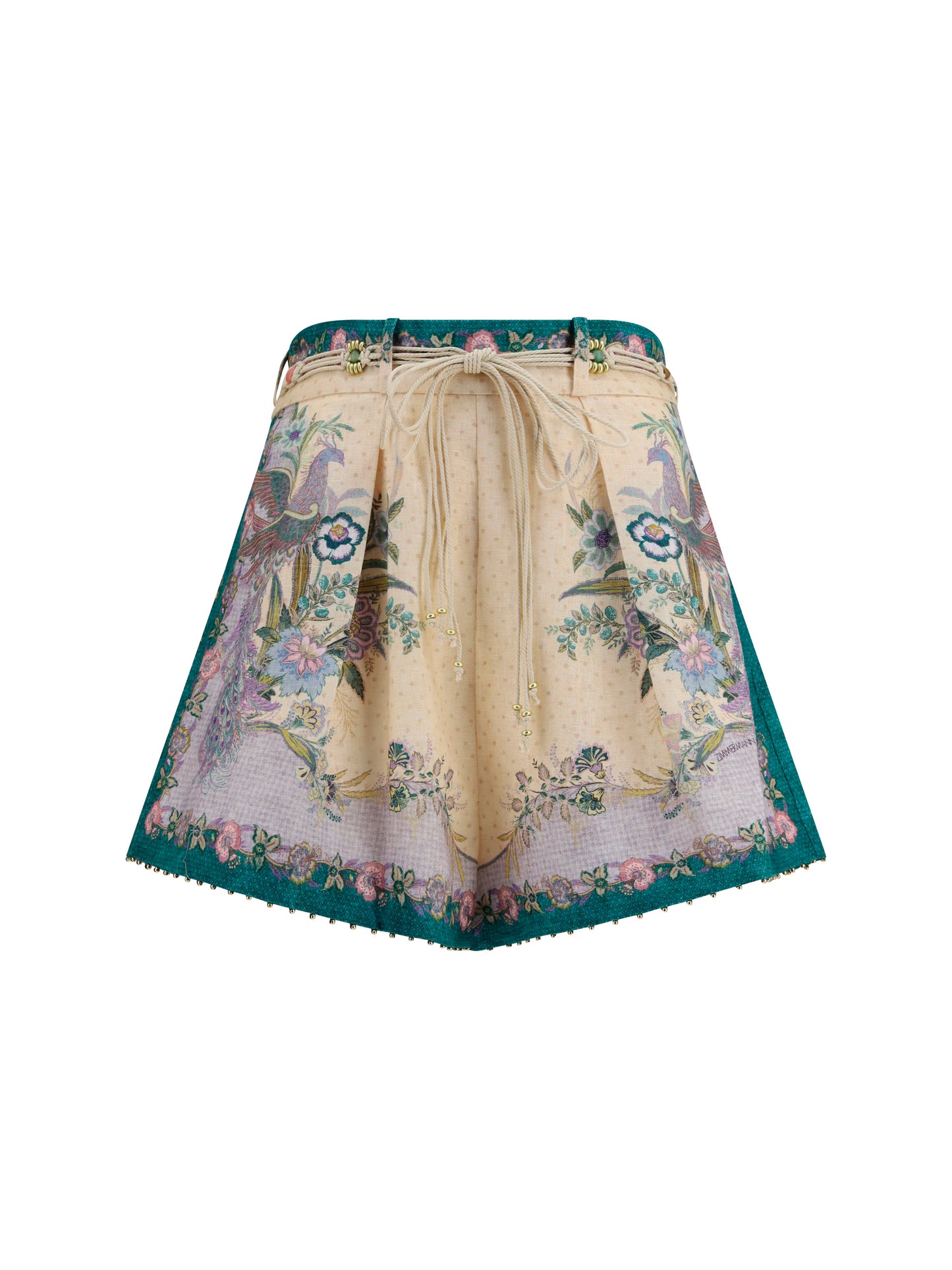 Zimmermann Women Indra Pleated Shorts ZIMMERMANN