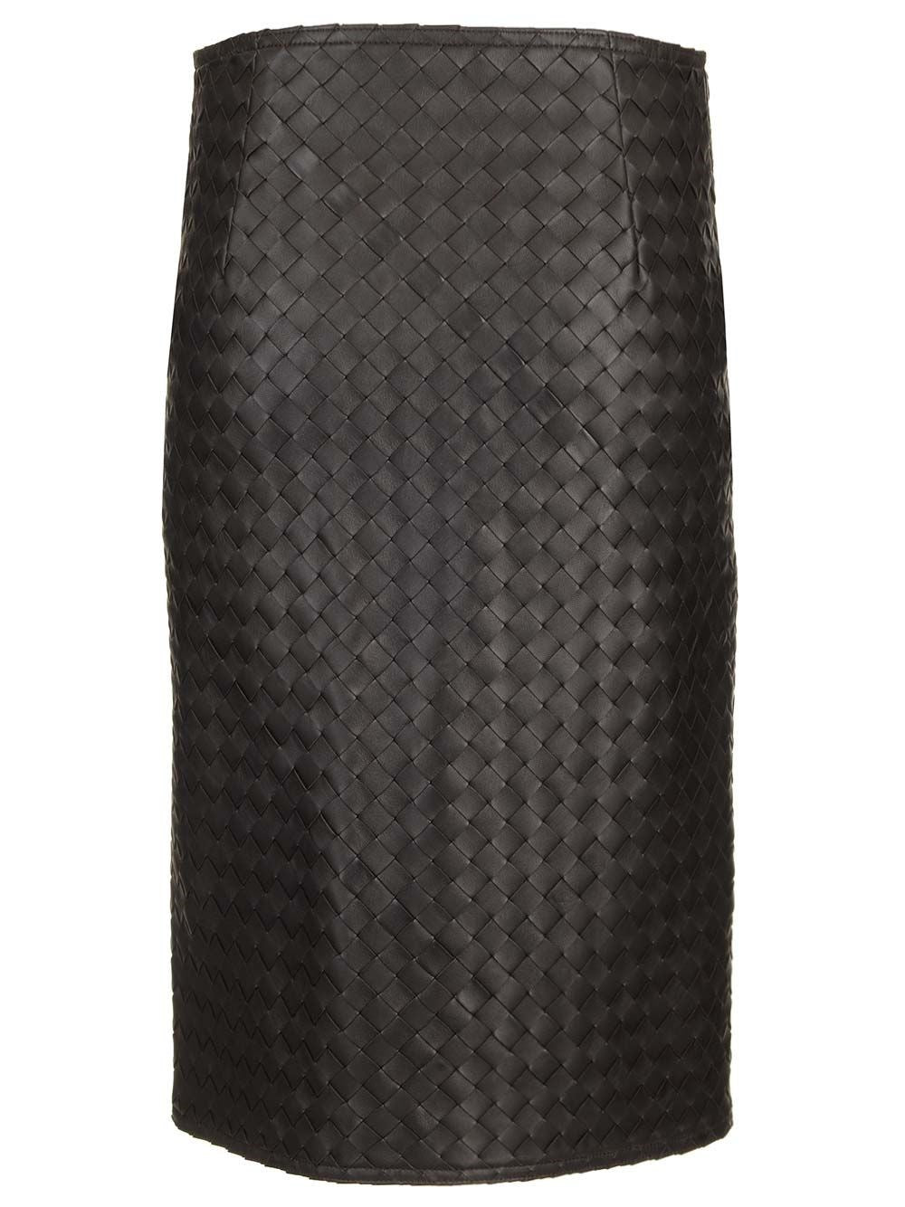 Bottega Veneta Women Leather Pencil Skirt BOTTEGA VENETA