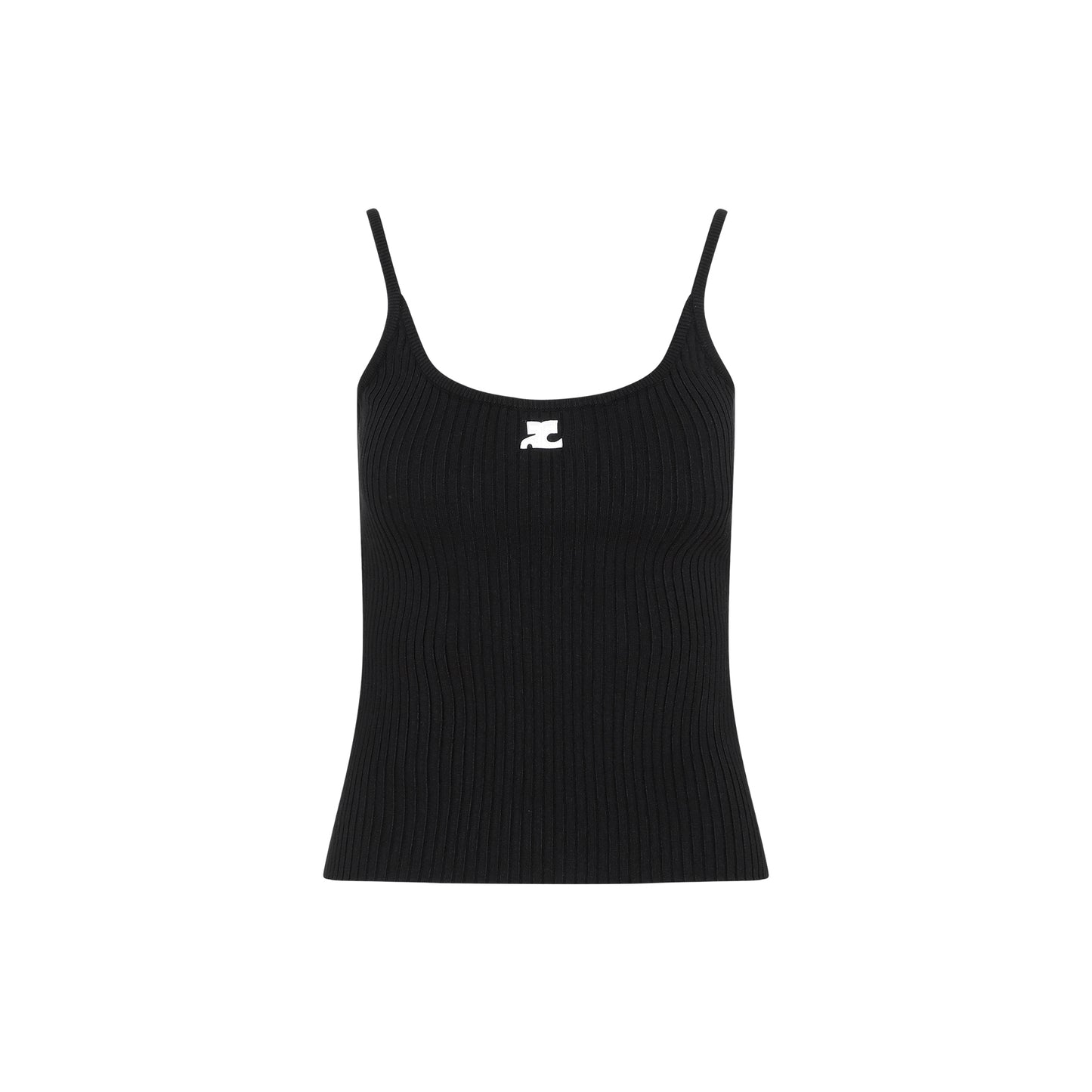 Courreges Rib Knit Tank Top Women COURREGES