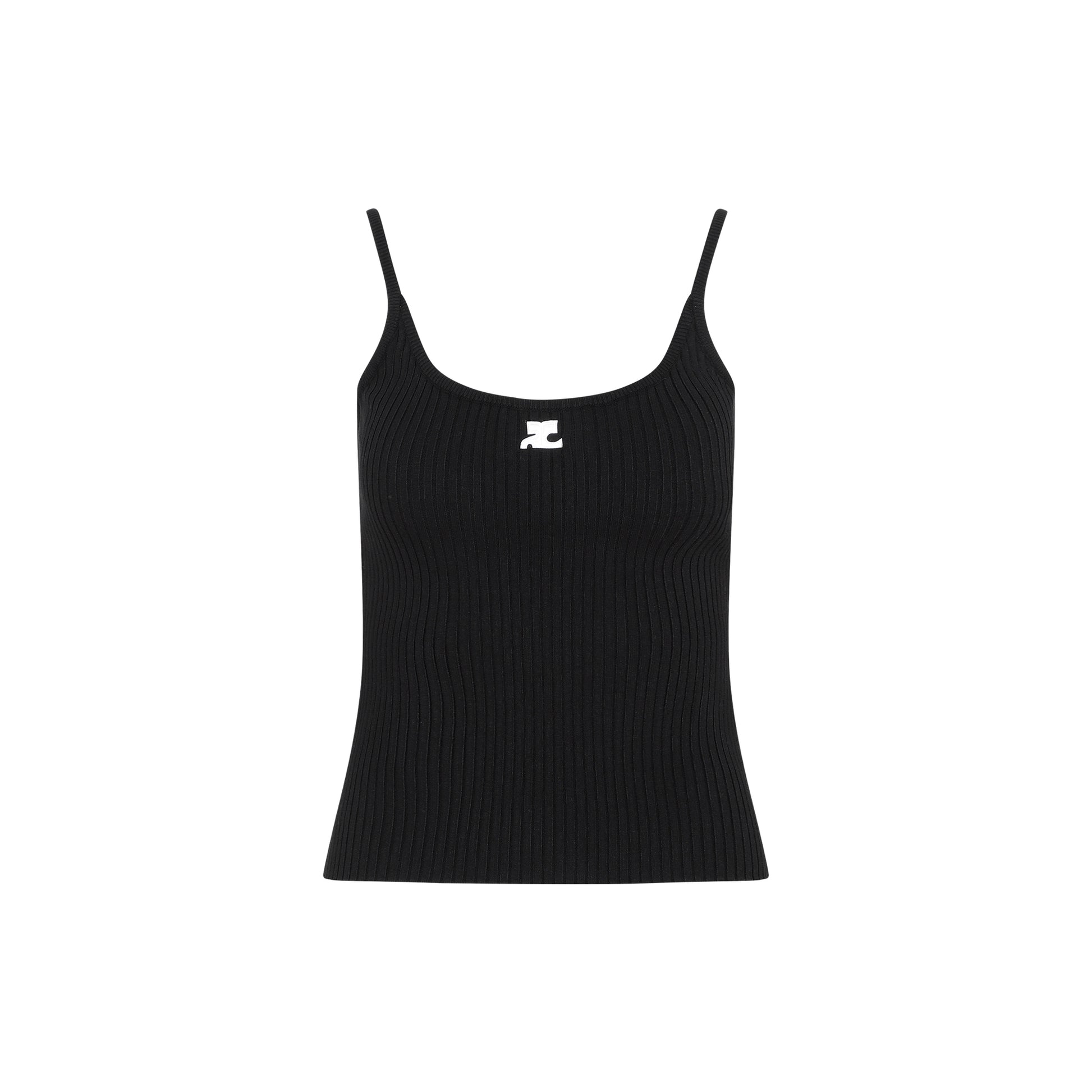 Courreges Rib Knit Tank Top Women COURREGES