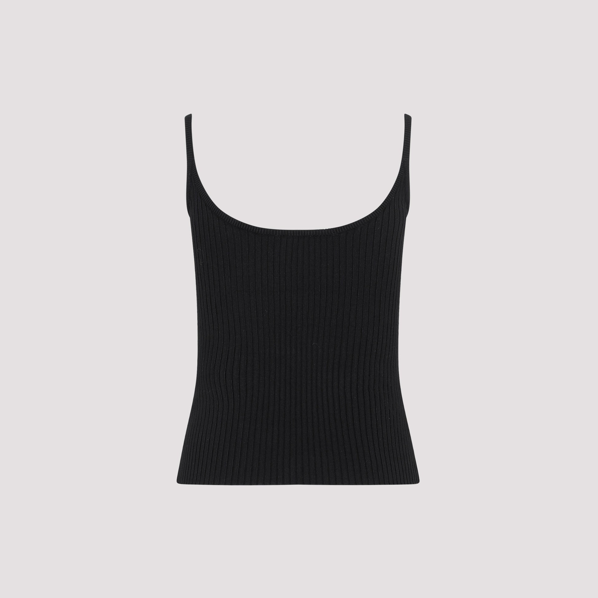 Courreges Rib Knit Tank Top Women COURREGES