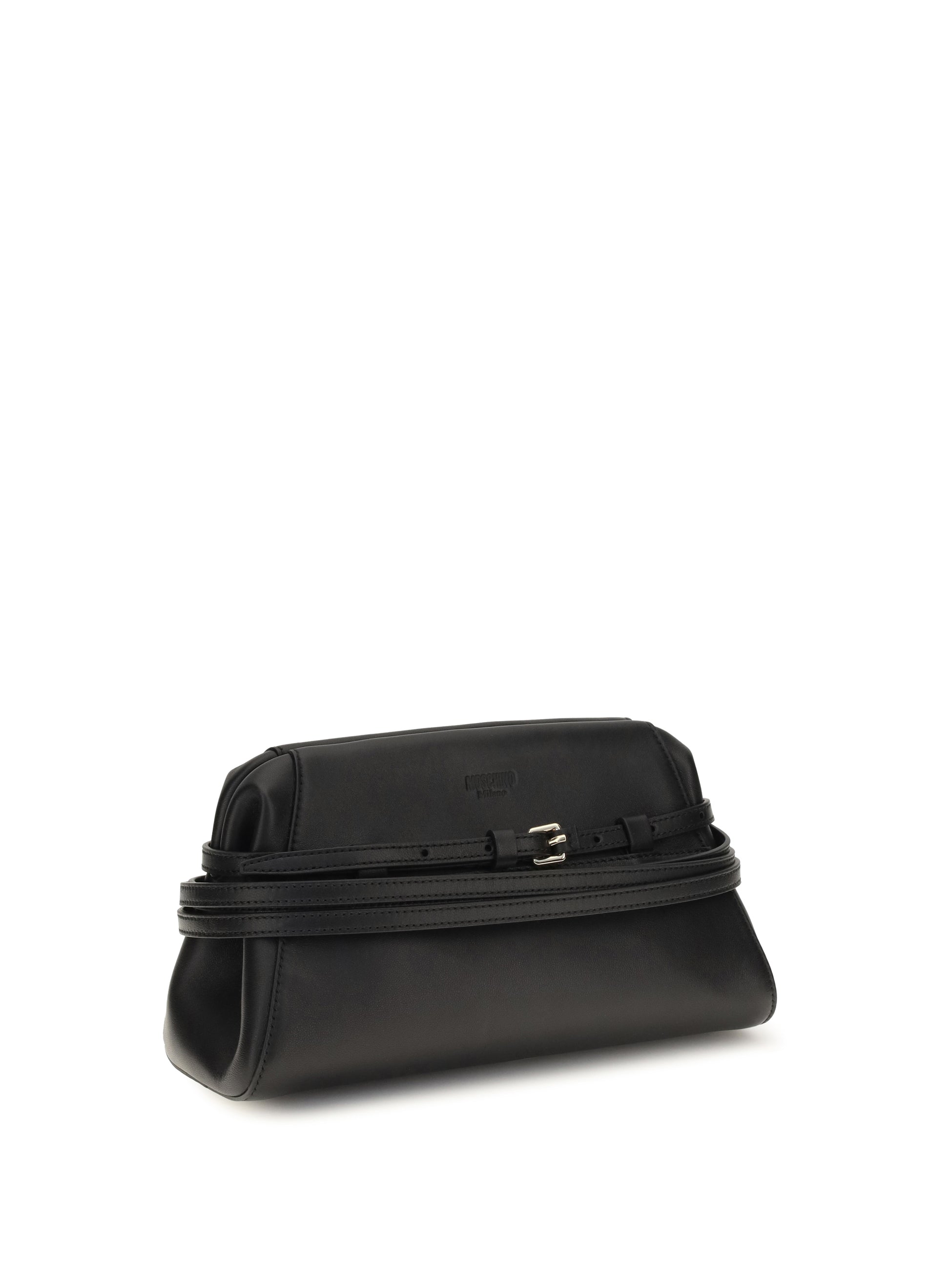 Moschino Women Belt-Detail Clutch MOSCHINO