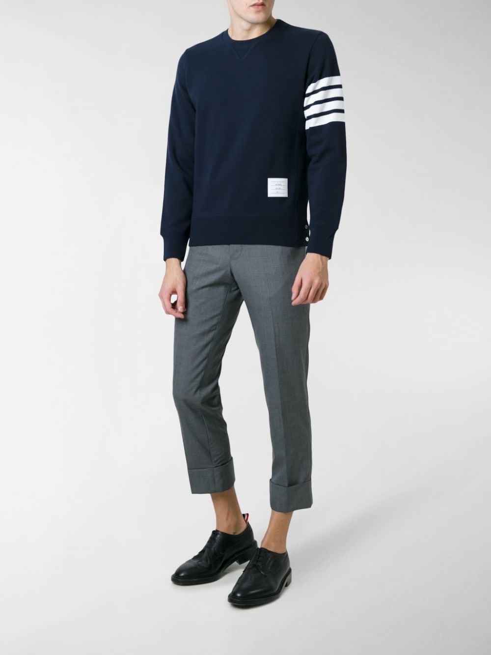 Thom Browne Men Sweatshirt With Striped Detail THOM BROWNE